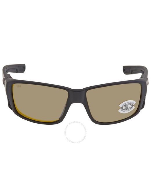 Costa Del Mar Multicolor Cta Del Mar Tuna Alley Pro Sunrise Silver Mirror Polarized Glass Sunglasses  910506 60 for men