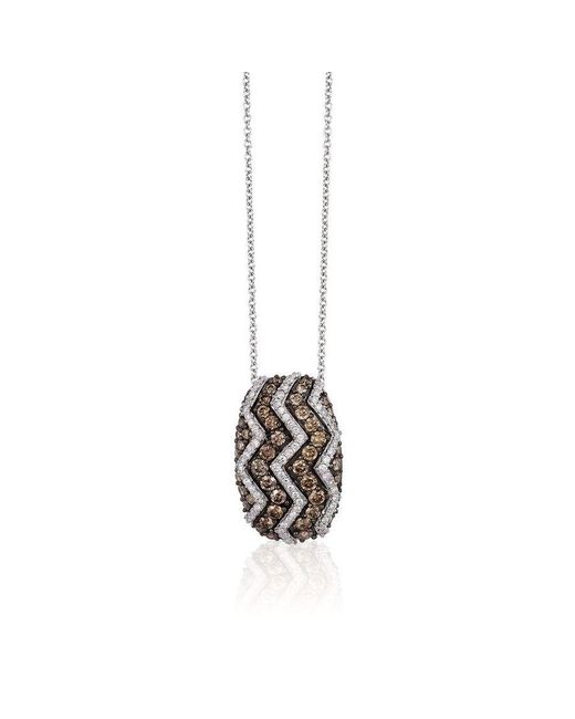 Le Vian White Ladies Chocolate Chevron Necklaces for men