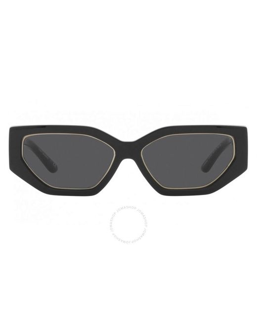 Tory Burch Gray Grey Irregular Sunglasses Ty9070u 179187 55