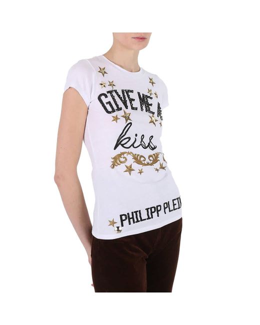 Philipp Plein Black Olev Cotton Jersey T-shirt