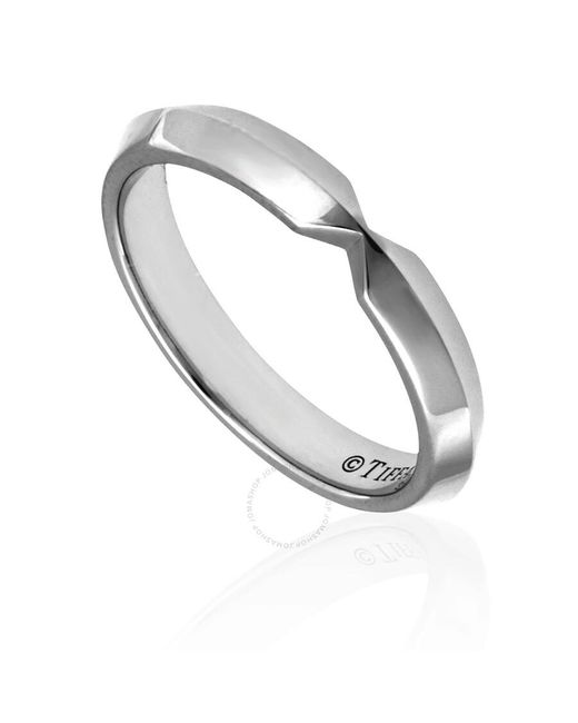 Tiffany & Co Metallic Setting Ring Nesting Narrow Band Ring