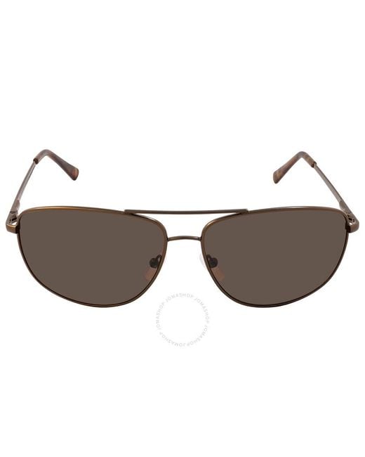 Calvin Klein Brown Navigator Sunglasses Ck19137s 200 63 for men