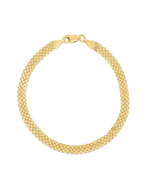 Kylie Harper Metallic Ladies 14K 4.7Mm Bismark Chain Bracelet