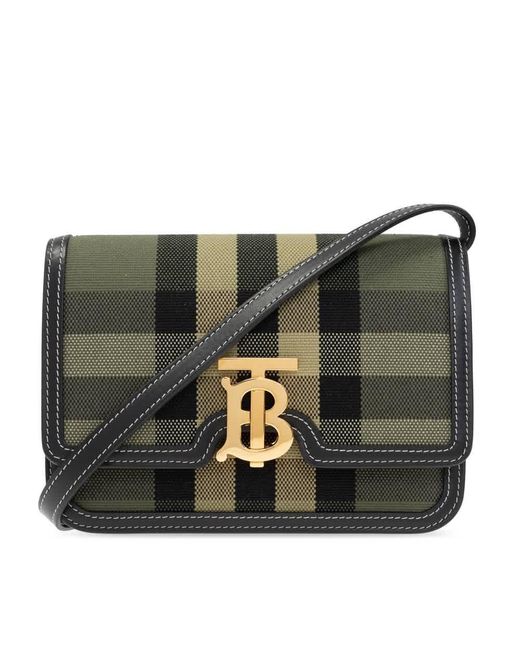 Burberry green online purse