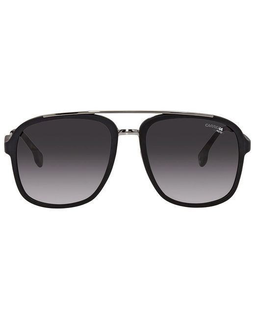 Carrera Black Grey Gradient Square Sunglasses 133/s 0t17/9o 57