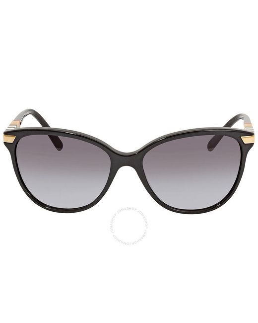 Burberry Gray Regent Grey Gradient Cat Eye Sunglasses Be4216 30018g