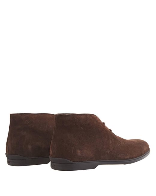 Tod's Brown Suede Desert Boots for men