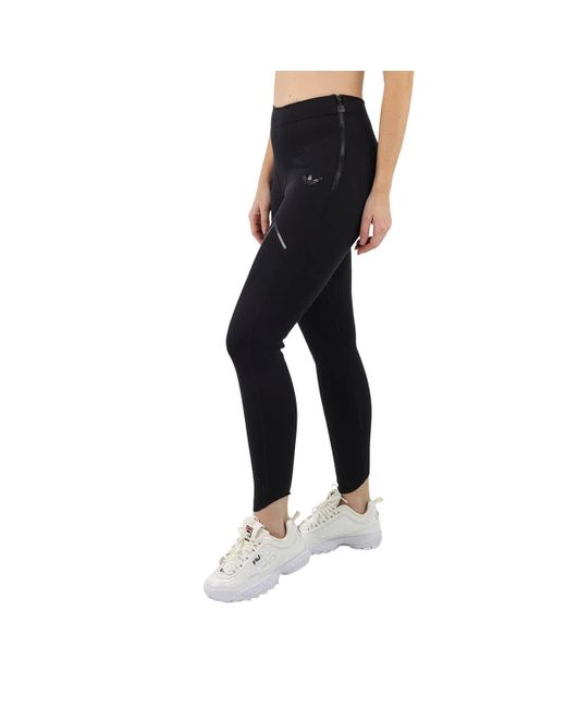 Adidas Black Originals Blue Version Sport High-rise Neoprene leggings