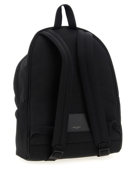 Saint Laurent Black 'City' Backpack for men