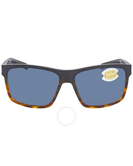 Costa Del Mar Blue Slack Tide Grey Polarized Polycarbonate Sunglasses Slt 181 Ogp 60 for men