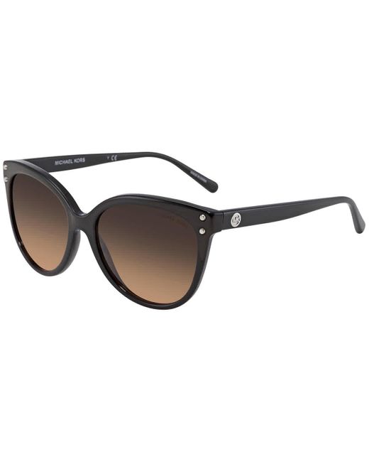 Michael Kors Grey Gradient Cat Eye Sunglasses Mk2045 317711 in Brown | Lyst