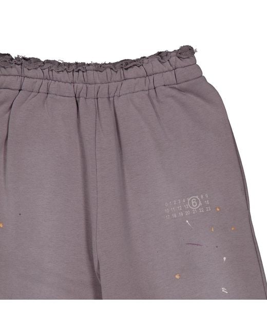 MM6 by Maison Margiela Purple Maison Margiela Elasticated Waistband Track Pants