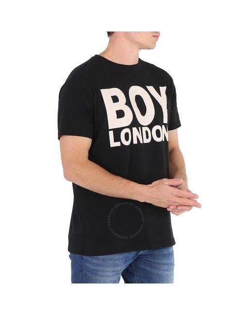 BOY London Black Regular-fit Logo T-shirt for men