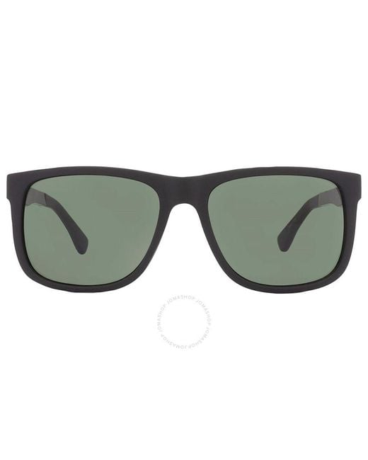 Guess Factory Gray Green Rectangular Sunglasses Gf0234 02n 54 for men