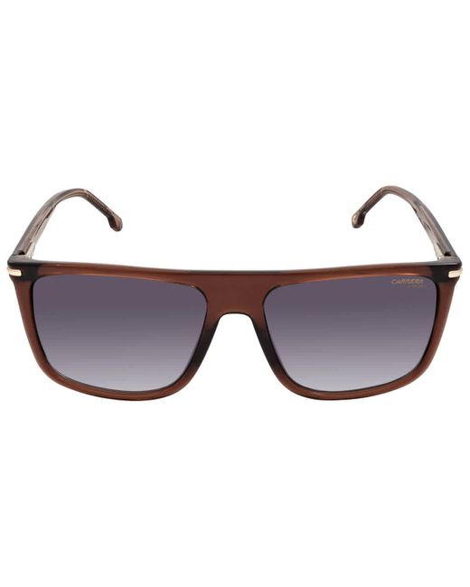 Carrera Brown Green Gradient Browline Sunglasses 278/s 009q 58 for men