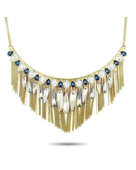 Swarovski Metallic Gipsy Plated Crystal Necklace
