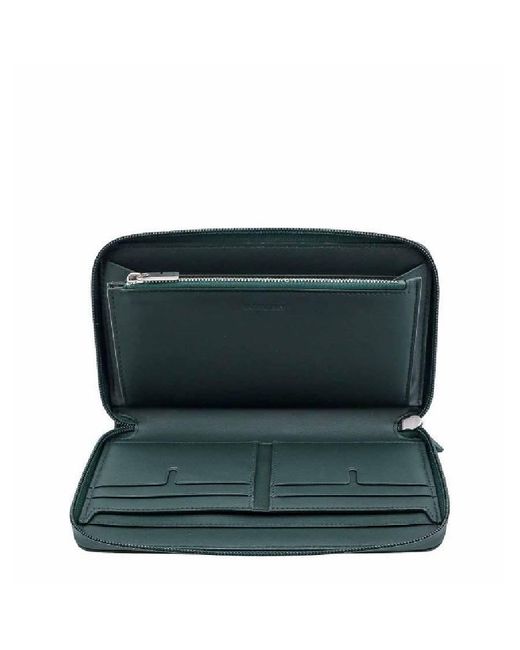Burberry Green Vine Coated Canvas Wallet for men
