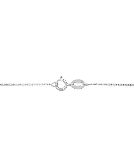 Amour Metallic Curb Link Chain Necklace