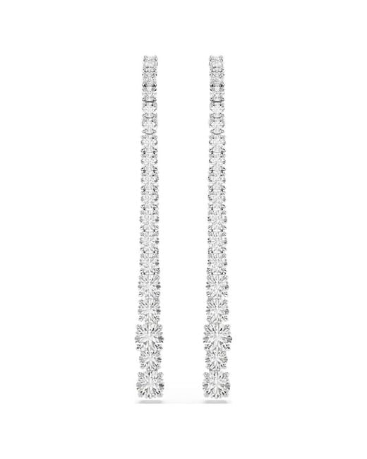 Swarovski White Matrix Drop Earrings