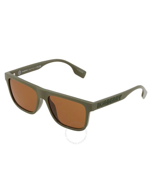 Burberry Brown Bronze Square Sunglasses Be4402u 409973 56 for men