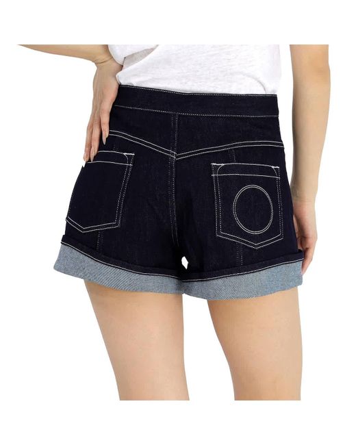 Chloé Blue Recycled Denim Shorts