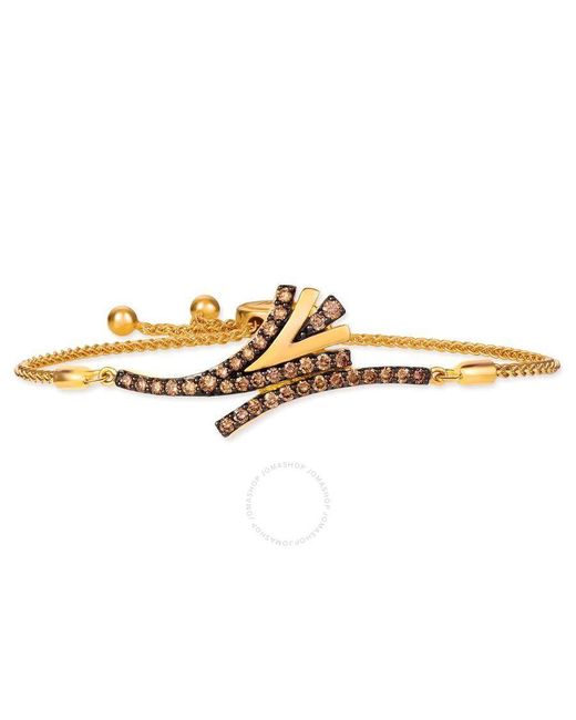 Le Vian Metallic Mermaid Collection 14k Honey Gold Bolo Bracelet