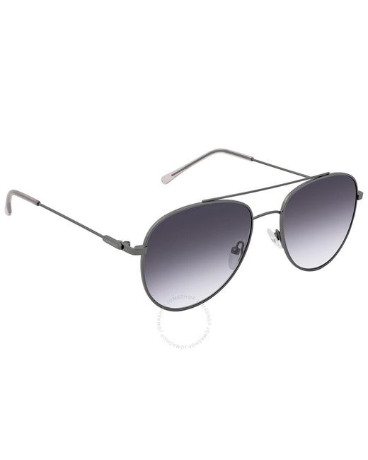 Calvin Klein Blue Gradient Pilot Sunglasses