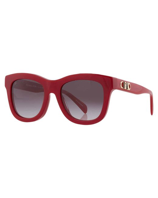Michael Kors Red Empire 4 Square Sunglasses