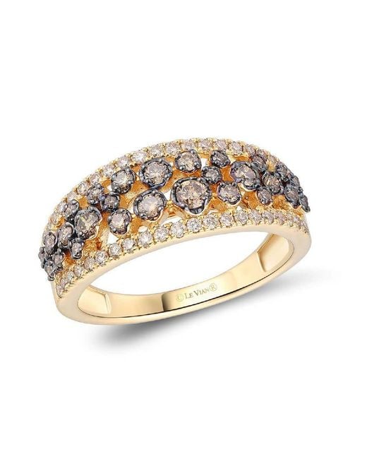 Le Vian Metallic Ladies Chocolate Diamond Rings Set