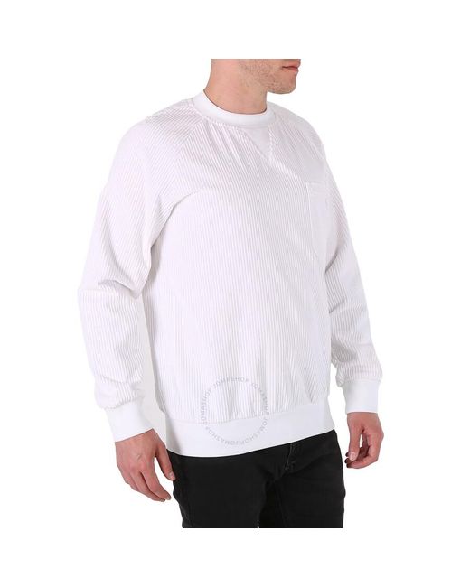 K-Way White Zahara Cotton Sweatshirt for men