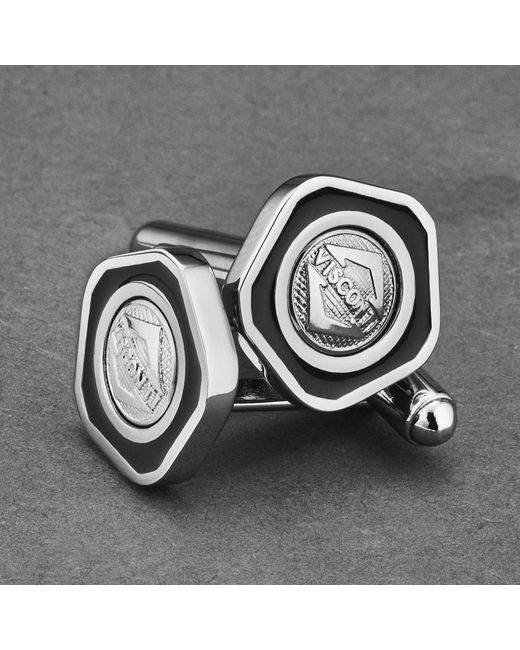 Visconti Black Cufflinks Divina Proporzione for men