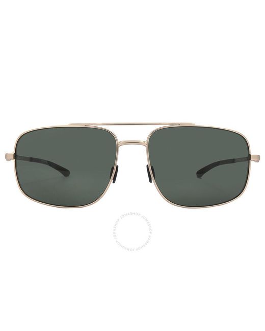 Under Armour Gray Green Navigator Sunglasses Ua 0015/g/s 0cgs/qt 59 for men