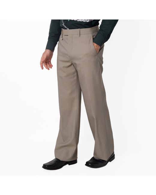 Burberry Gray Wool Tailored Trousers, Brand Size 44 (Waist for men