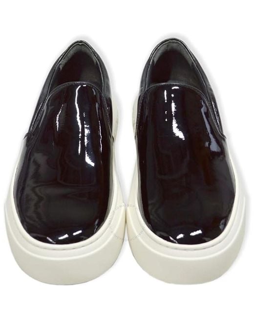 leather slip on sneakers