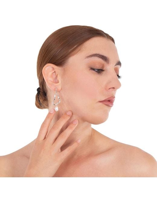 Diamanti Per Tutti Metallic Ladies Ava Earrings for men