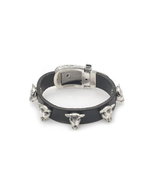 Gucci Metallic Anger Forest Sterling Sterling Rope Bracelet Yba524892001019