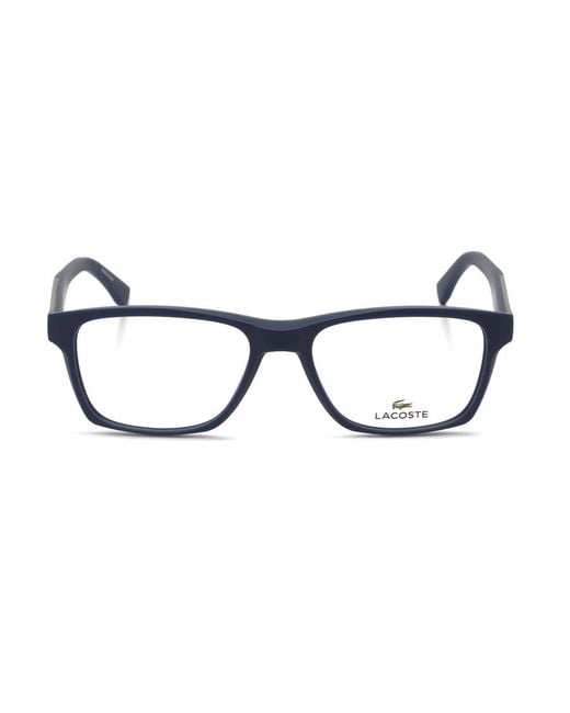 Lacoste Blue Rectangular Eyeglass Frames L286242454