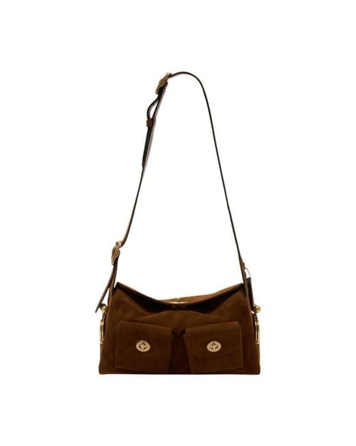 COACH Brown Leather Shoulder Bag