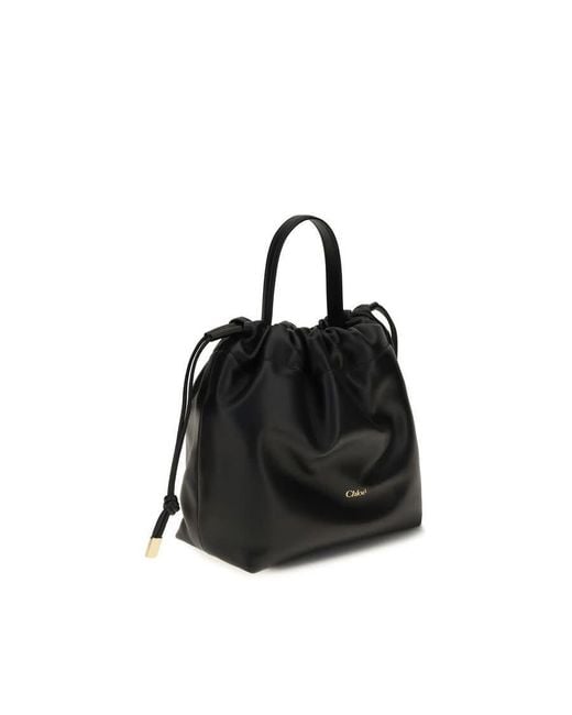 Chloé Black Chlo Soft Lamb Nappa Shoulder Bag