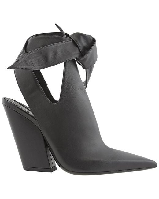 Burberry Black Ladies Amy Wrap-Tie Boots, Brand Size 36.5 (Us