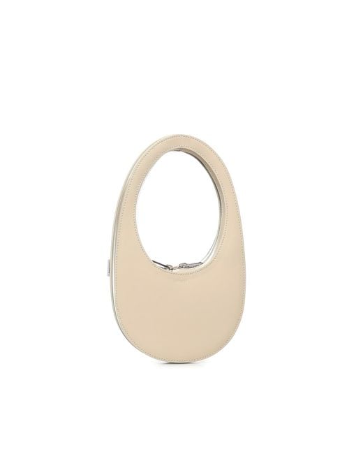 Coperni White Swipe Mini Leather Bag