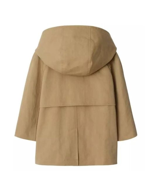 Burberry Natural Toddler Hadley Hooded Trench Coat for men