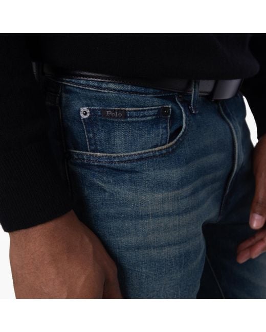 Polo Ralph Lauren Blue Sullivan Slim-Fit Denim Jeans for men