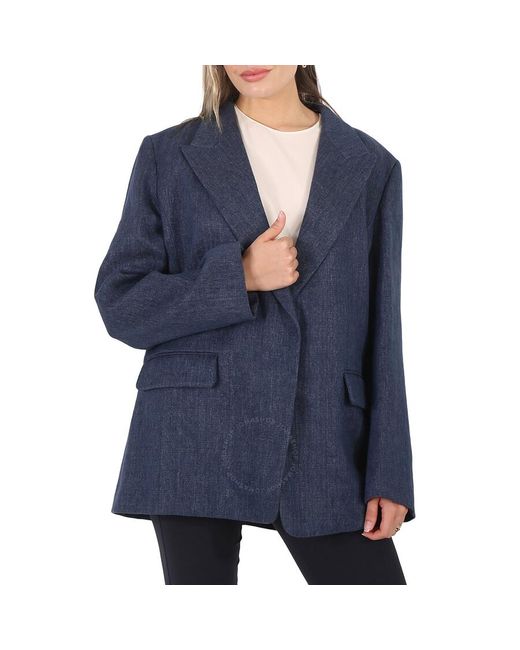 Chloé Blue Classic Tailored Jacket