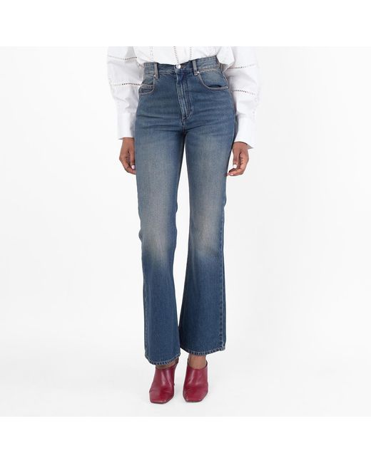 Isabel Marant Blue Isabel Marant Belvira High-Rise Bootcut Jeans, Brand Size 34 Us