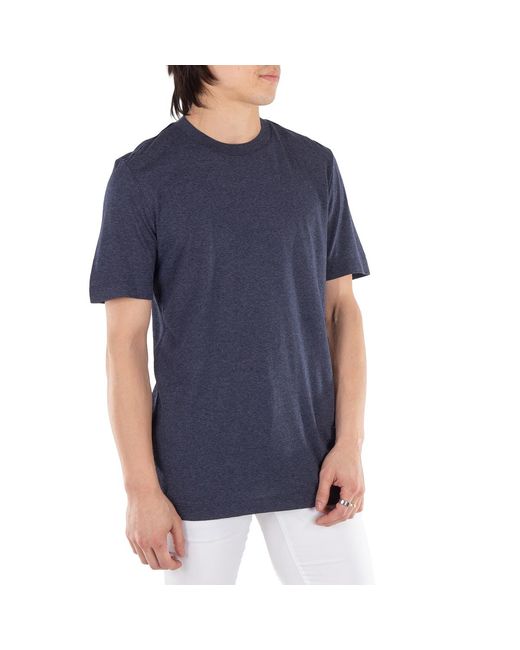 Boss Blue Cotton T-Shirt for men