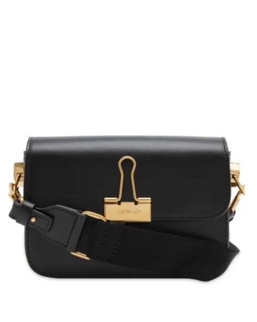 Off-White c/o Virgil Abloh Black Small Blinder Shoulder Bag