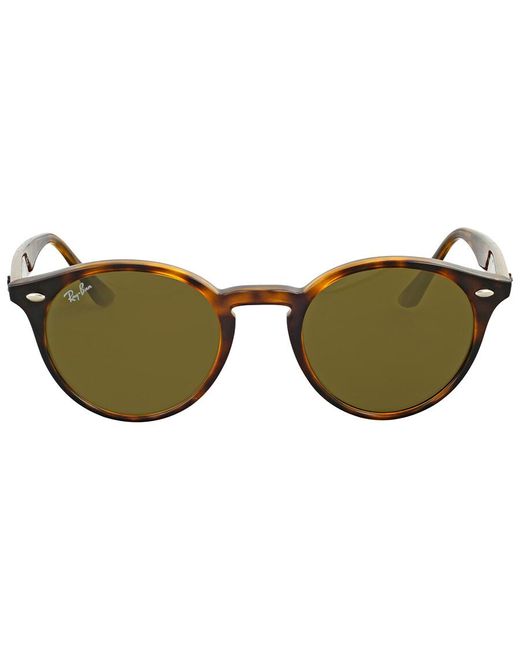 Ray-Ban Brown Classic B-15 Round Sunglasses Rb2180 710/73