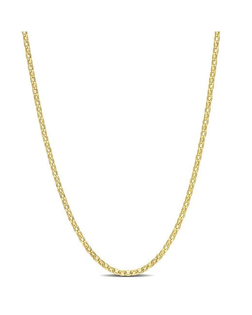 Amour Metallic Rolo Chain Necklace