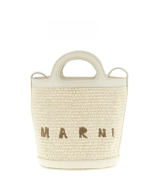 Marni Metallic Tropicalia Bucket Bag